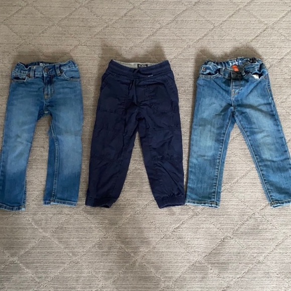 Lot of 3 Pairs Pants - 2 Denim & 1 Lined Pant - Picture 1 of 4
